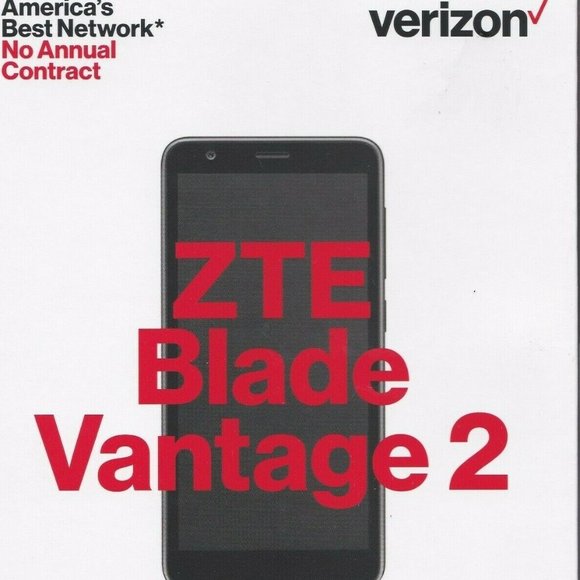 Verizon Prepaid ZTE Blade Vantage 2 (16GB) Smartphone - Black - Picture 1 of 5